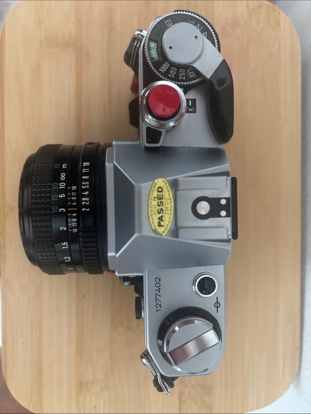 Canon AE-1 SLR Camera with 50mm FD Lens